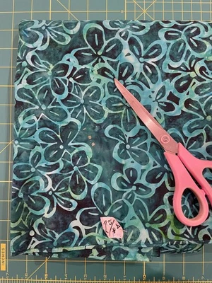 Batik Fabric Remnant - 100% cotton - #R-108 - 2  5/8yds - Image 1 of 2