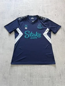HUMMEL EVERTON 2023 / 2024 TRAINING FOOTBALL SOCCER JERSEY SIZE M - Picture 1 of 5