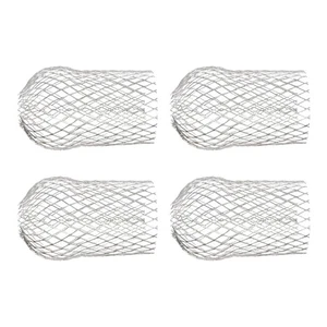4 Stück Dachrinnen-Fallrohrschutz, 8,9 Cm, Aluminium-Laubfilter, Erweiterba3196 - Bild 1 von 7