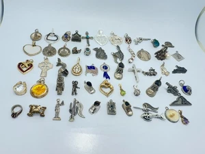 Konvolut 56 Sterling Silber Anhänger oder Charms - Bild 1 von 6