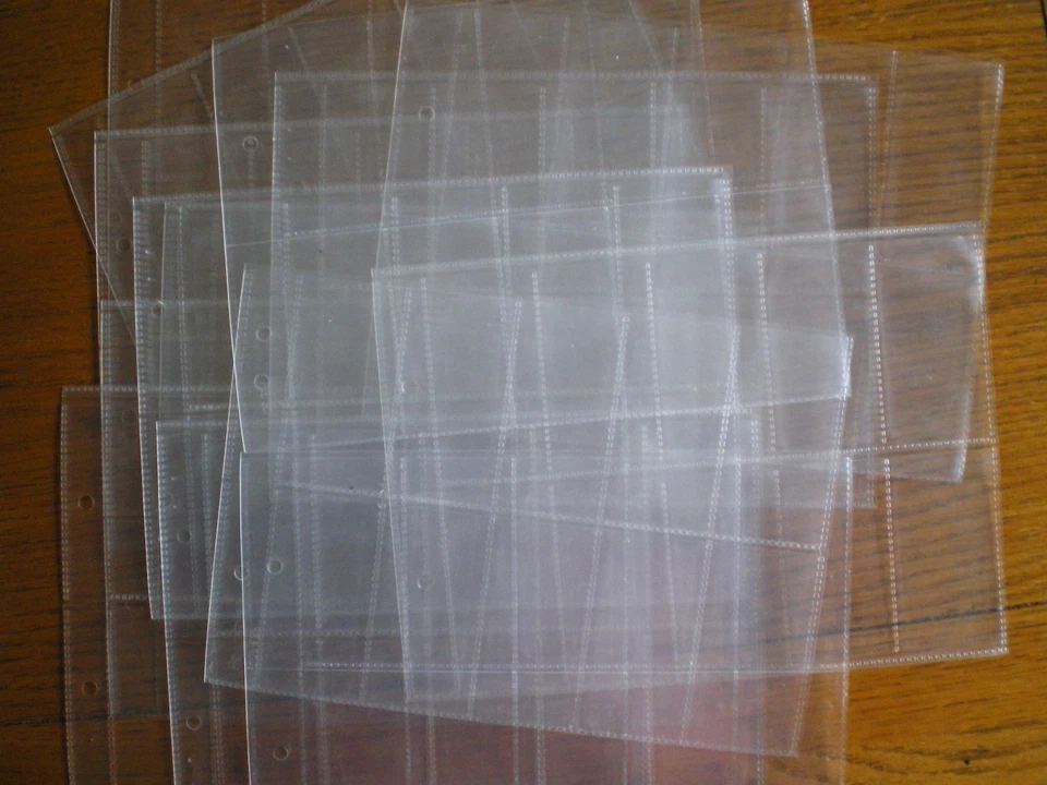 20 USED PLASTIC STANDARD SLEEVES [ 10s] FOR CIGARETTE CARDS - Image 1 of 1