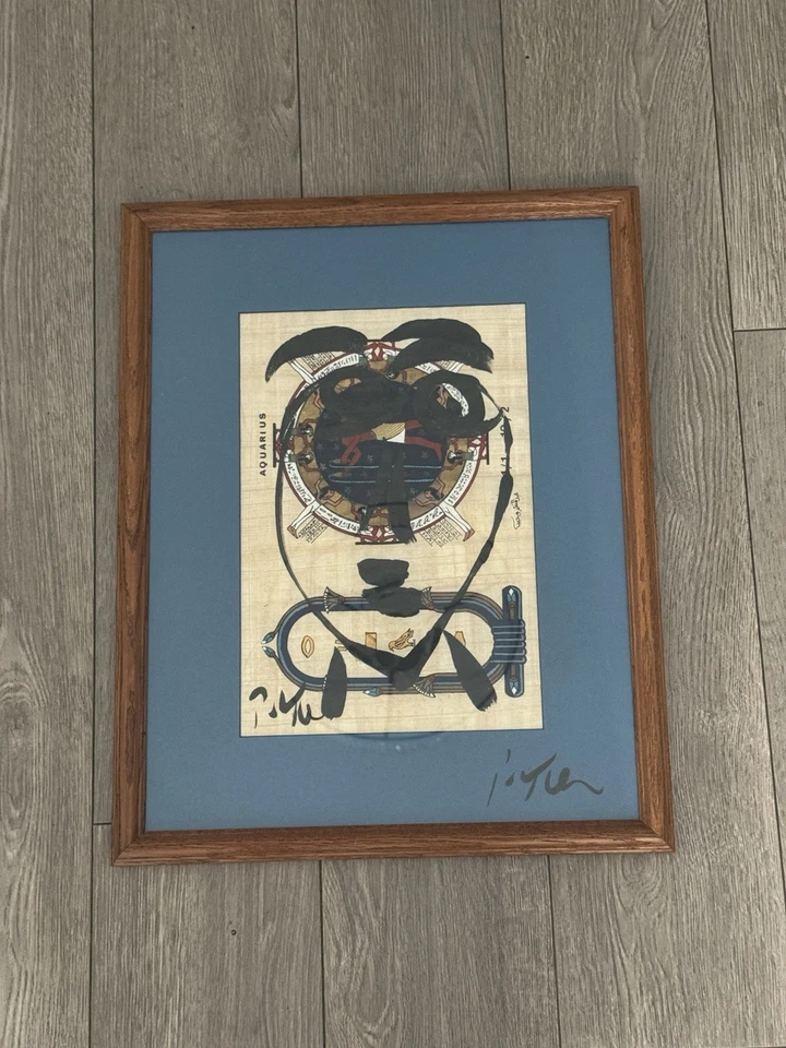 PETER KEIL - OBRAS DE ARTE DE CALIDAD RARA. Acuario. "Enmarcado 16x20""". Suspirado dos veces Foto 1 de 4