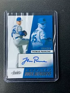 Thomas Pannone 2019 Panini Chronicles Absolute Rookie Auto - Imagen 1 de 1