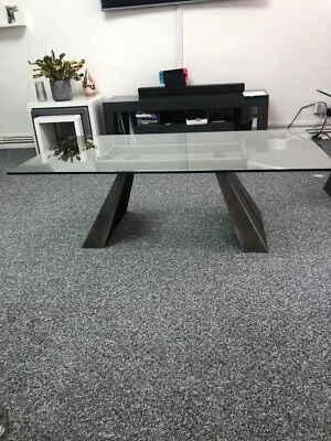 glass top coffee table set - Image 1 of 4