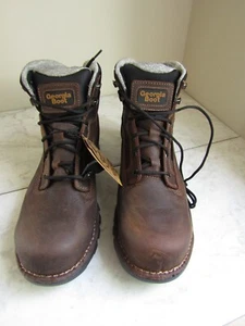 NIB Georgia Eagle One GB00313 Leather Steel Toe Work Boots Men's 11.5 M EU 45  - Picture 1 of 10