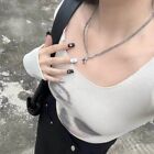 Simple Star Clavicle Chain Necklace Double Chain Layered-choker Necklace Hip Hop