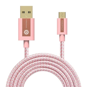 Micro USB Charging Cable Braided Fast Charger Data Sync Samsung Android Tablet - Picture 1 of 8