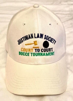 Sombrero Torneo Bocce 'Court to Court' Justinian Law Society Años 90 De Colección Foto 1 de 4