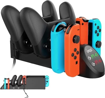 Nintendo Switch Controller Charging Dock - Charges 6 Controllers - Image 1 of 4