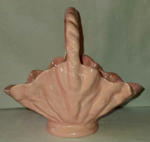 VINTAGE Camark #067 Pink Ruffled Basket - Picture 1 of 7