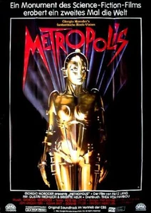 METROPOLIS Fritz Lang Original WA-Filmplakat A0 GEROLLT 1984 - Bild 1 von 1