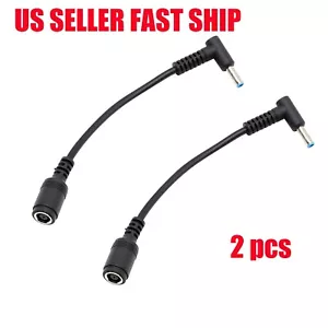 2 x DC Power Charger Converter Adapter Cable 7.4mm 5.0mm To 4.5mm 3.0mm For HP - Picture 1 of 2