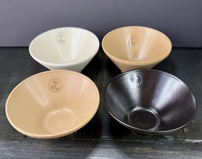 Set Of 4 Made from Portugal Home Essentials Stoneware Brown Black 3” Bowls - Image 1 of 4