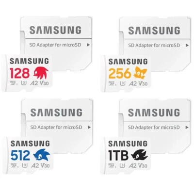 Samsung Pro Plus 128GB 256GB 512GB SDXC Micro SD Card 180MB/s W/ SD Adapter - Image 1 of 4