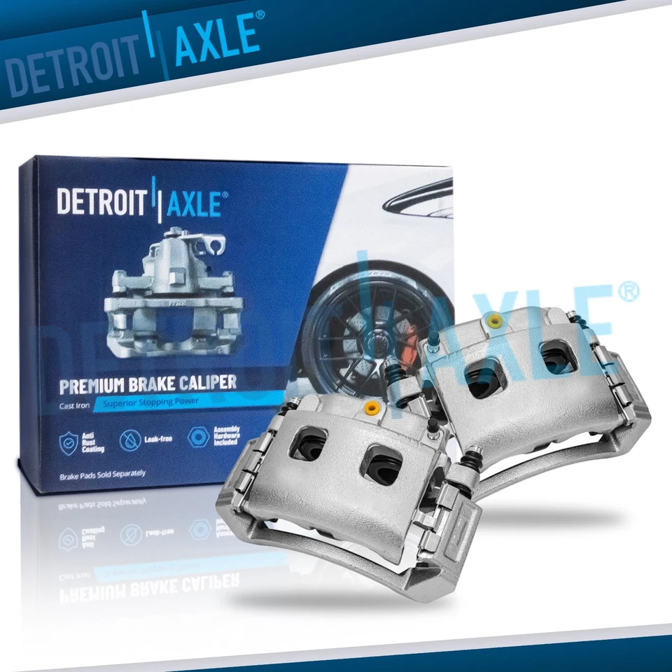 Par de pinzas de freno de disco delanteras izquierda derecha con soporte para Dodge Ram 1500 Durango Foto 1 de 4