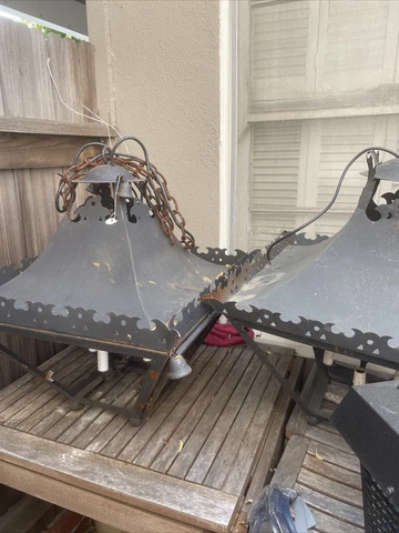 Medieval Gothic Antique light fixture chandelier Estate Find (for 1-2 Available) Cover