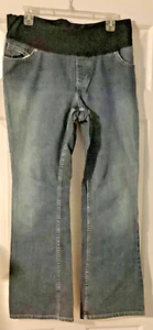 Maternity Blue Jeans LIZ LANGE Size 10 Stretch - Picture 1 of 3