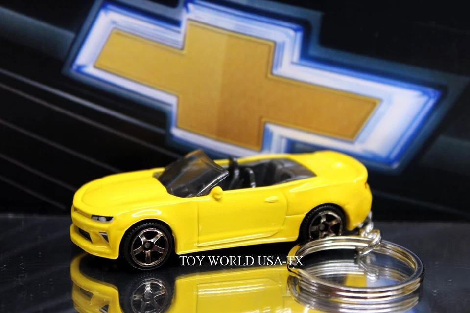 定制钥匙链 '16 雪佛兰科迈罗可调式黄色 — 第 1/1 张图片