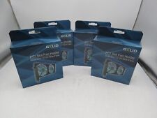 Lot of 4 Gelid PCI Slot Fan Holder with two slim 120mm UV Fans