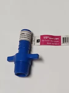 Blue Twister irrigation fitting Mosack Group 1/2" Insert x 1/2" Mnpt Apt   5 qty - Picture 1 of 4