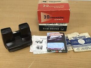 Vintage View-Master Model E 3-Dimension Viewer Viewmaster BOXED