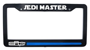 Marco de placa de matrícula elevado 3D del Maestro Jedi - Imagen 1 de 3