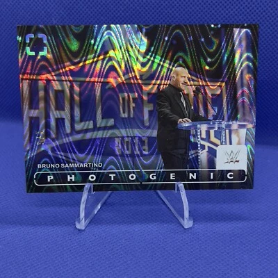 Bruno Sammartino 2024 Panini Photographic Swirl FOTL  1/6 LEGENDS - Image 1 of 4