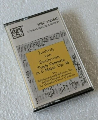 Ludwig Van Beethoven Triple Concerto In C OP. 56 Cassette NEW SEALED MHC 312184L - Image 1 of 3