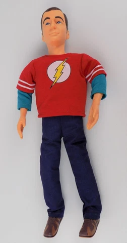 Big Bang Theory Sheldon Talking Doll Bendable Posable 17” TESTED WORKING! Cover