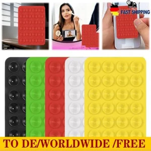 Silikon Saugnapf Handyhalterung Smartphone Halter selbstklebend Selfie KFZ ※DE - Zdjęcie 1 z 13