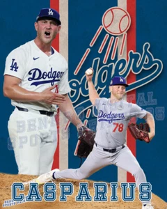Los Angeles Dodgers Lithograph print of Ben Casparius 2025 - Picture 1 of 1
