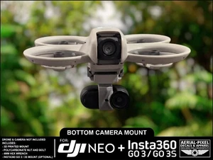 Soporte de cámara inferior DJI Neo para Insta360 Go 3 y Go 3S (cámara no incluida) - Imagen 1 de 10