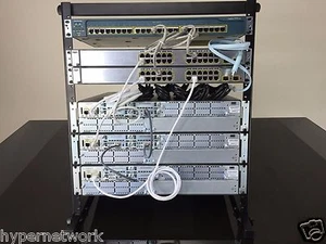 KIT DE LABORATORIO DE SEGURIDAD DE VOZ CISCO CCNA v3.0 CCNP V2.0 R&S KIT 12U RACK INCLUIDO - Imagen 1 de 1