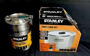 Stanley 13 Piece Two Pot Prep & Cook Set PLUS Nesting Cups Steel Cooker Set SS - Picture 1 of 5