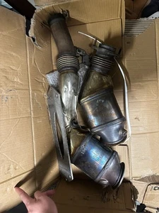 OEM BMW M4 F82 Catalytic Downpipes – S55 Engine – Stock Cats - Picture 1 of 1