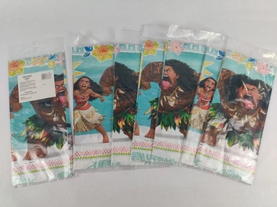 Lot of 7 - NEW DISNEY MOANA TABLE CLOTH COVER #571832 DISNEY MOANA 54x96 - Image 1 of 3