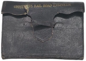 1870 Griswolds Railroad Engineers Pocket Companion Field Book Leather Case - Picture 1 of 12