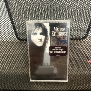 Melissa Etheridge - Brave and crazy 1989 Cassette Tape Still Sealed W/ Hype - Picture 1 of 11