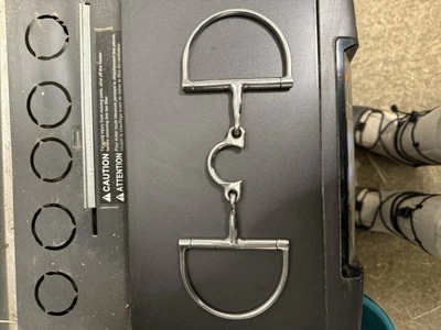 Korsteel Stainless Steel Segunda Dee Ring Snaffle Bit 5 1/4 Inch - Image 1 of 2