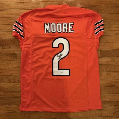 Chicago Bears DJ Moore Signed/Autographed Alt Custom Jersey JSA COA  GAME CUT  - Image 1 of 2
