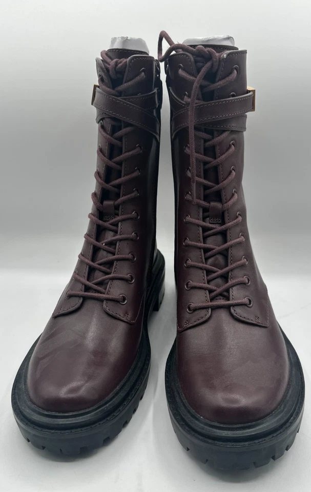 Botas estilo combate Tory Burch para mujer accesorios en T suela bota para mujer talla ~ 8 Foto 1 de 4