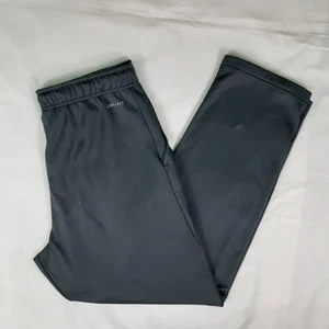 Nike Sweatpants Mens L 32x31 Gray Dri-Fit Elastic Waist Drawstring White Swoosh - Picture 1 of 17