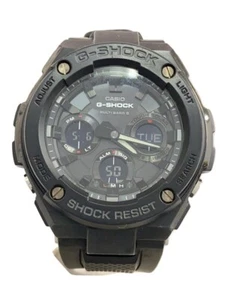 CASIO G-SHOCK GST-W100G-1BJF Black Resin Tough Solar Digital Analog Watch - Picture 1 of 5