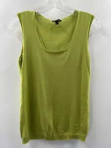 Maglione senza maniche Escada donna misto lana seta verde taglia 36 (S) ottime condizioni - Foto 1 di 7