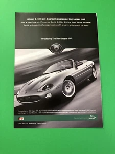 2003 JAGUAR XKR ORIGINAL VINTAGE PRINT AD ADVERTISEMENT PRINTED A2 - Picture 1 of 1