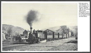 2008  -- TRAIN MIXTE QUITTANT LA GARE D ARGENTAT EN 1939 . 3Y713 - Bild 1 von 1