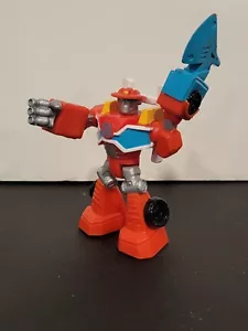 Transformers Playskool Rescue Bots Energize Heatwave the Fire-Bot 3.5in. Figure - Picture 1 of 6