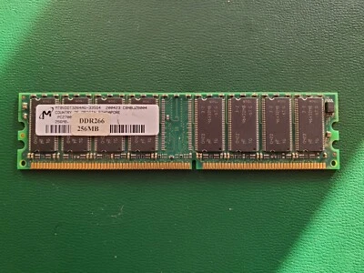 MICRON MT8VDDT3264AG-335G4 256MB DDR PC2700U-25331 - Image 1 of 2