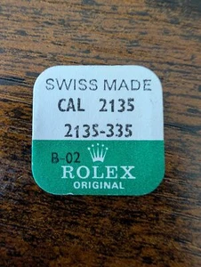 ROLEX- MINUTE PINION WITH CANNON PINION -FACTORY SEALED-CAL 2135 PART 2135-335 - Picture 1 of 2