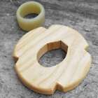 Wooden tsuba (garda) for bokken - Natural Wood European Ash
